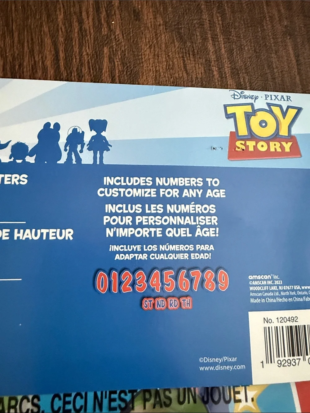 Amscan Toy Story 'Happy Birthday' Banner - Blue, Red, Yellow